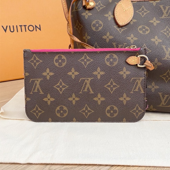 ✨NEVERFULL W/ POUCH✨ Auth PM Louis Vuitton Bag! - Picture 10 of 14